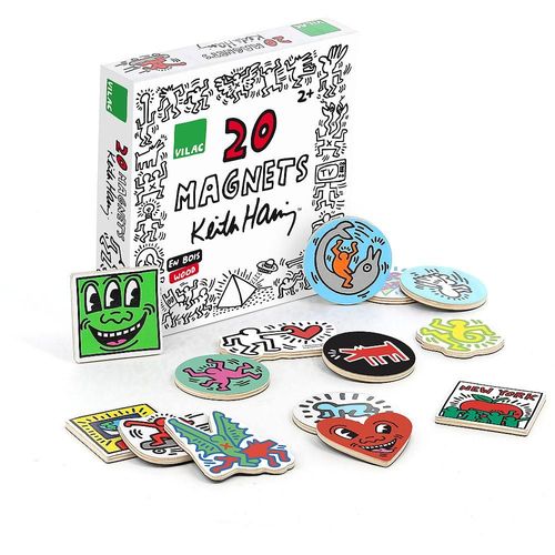 Coffret 20 Magnets Keith Haring
