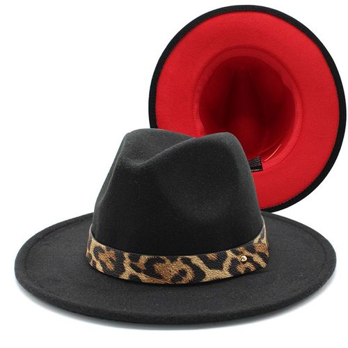 Chapeau Patchwork En Feutre De Laine Pour Femme Et Homme, Casquette De Jazz, Fedora, À Bord Large De 7cm