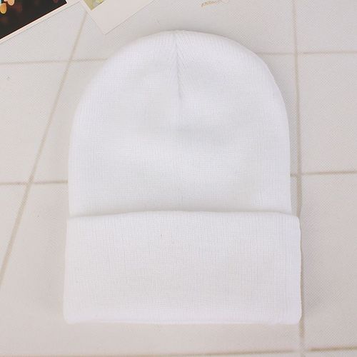 Bonnets Tricotés Pour Hommes Et Femmes, En Laine, Chaud Et Doux, À La Mode, En Forme De Crâne, Pour Temps Froid