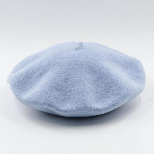 Béret En Laine Pour Femmes, Chapeau Tricoté Avec Des Nuages, Décoration, Couleurs Unies, Collection Automne Hiver