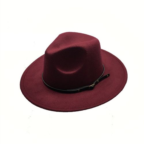 Chapeau Pour Enfants, Ceinture Large, Feutré, Classique, Blanc, Noir, Décontracté, Printemps-Automne, 2021