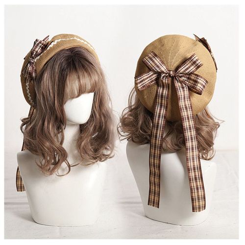 Bonnet Tricoté En Laine Pour Femmes, Béret Français Solide, Chapeau Lolita Fille, Chapeau À Carreaux, Peintre, Vente En Gros, 2020