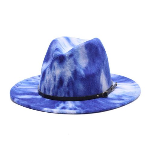 Chapeau À Large Bord En Laine Pour Femme, À La Mode, En Feutre, Style Spécial Panama, Fête De Cowboy