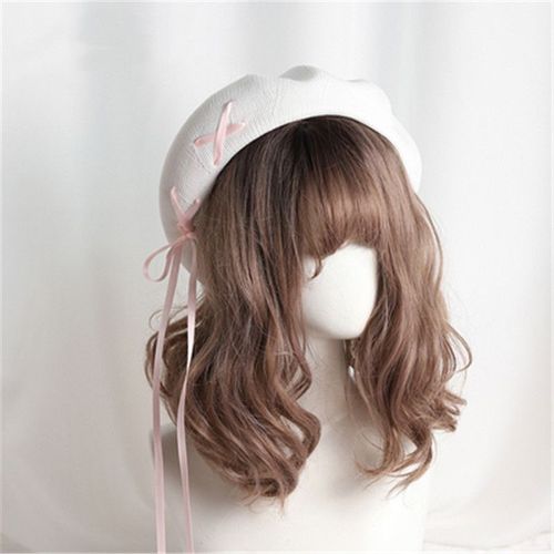 Béret Français En Laine Pour Femme, Bonnet Tricoté, Solide, Lolita, Chapeau À Carreaux, Peintre, Vente En Gros, Hiver