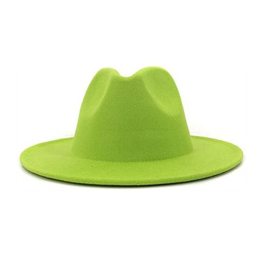 Chapeaux Fedora À Larges Bords Pour Hommes Et Femmes, Avec Boucles De Ceinture Et Casquette Panama En Feutre Bicolore, Vente En Gros