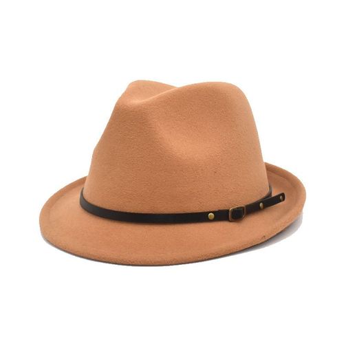 Chapeau Fedora En Laine Pour Hommes Et Femmes, Chapeau À Bord Court, Mode D'été Et D'hiver, À Bord Plat, Jazz