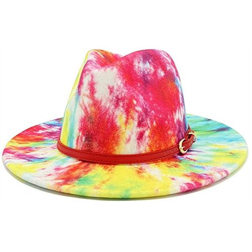 Chapeau Fedoras En Feutre Pour Hommes Et Femmes, Ceinture À Large Bord, Chapeau En Laine Artificielle, Style Britannique, Jazz