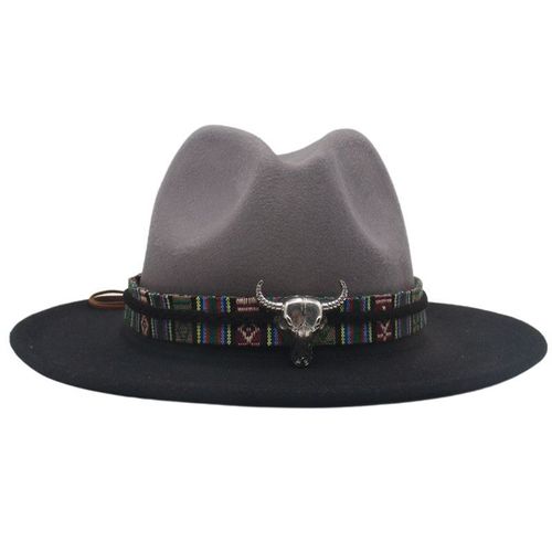 Chapeau Panama En Feutre Rétro Pour Hommes Et Femmes, Chapeau Avec Boucle De Ceinture En Laine À Large Bord, Chapeau Fedora Jazz, Casquette Trilby, Vente En Gros