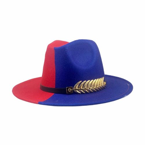 Chapeau À Large Bord En Laine Pour Hommes Et Femmes, Avec Boucle De Ceinture Fine, Casquette Panama Trilby
