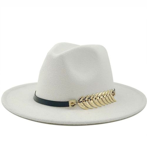 Chapeau En Feutre De Laine À Large Bord Pour Femme, Couleur Noire, Avec Ceinture, Nouvelle Casquette De Soirée Formelle, Jazz, Tendance, Vente En Gros
