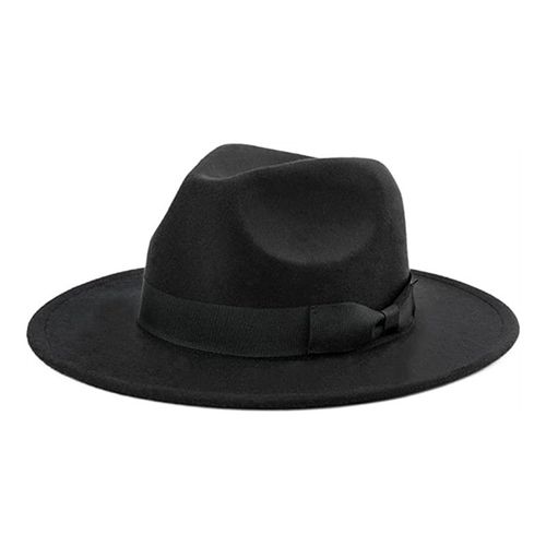 Chapeau Fedora À Large Bord Pour Femme, Ceinture À N¿Ud, En Feutre Panam, Panama, Jazz, Élégant, Vente En Gros