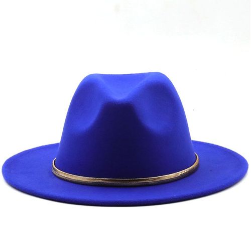 Chapeau En Feutre De Laine Pour Enfants, Simple, Jazz, Fedora, 54cm, Élégant, Garçon Et Fille, À Large Bord, Panama, Vente En Gros