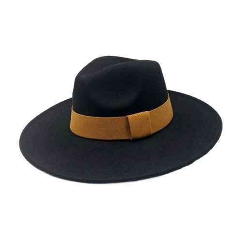 Chapeau Fedora En Laine Pour Hommes Et Femmes, 9.5cm, Ceinture Rose, Jazz, Noir, Rouge, Clair, Hiver