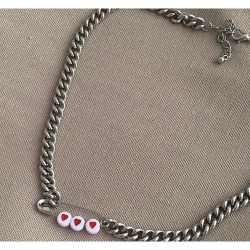 Collier Ras Du Cou Minimaliste Pour Femmes, Bijoux En Forme De Cercle, De C¿Ur, De Pêche Rouge, De Tempérament, Unisexe, Créatif, Pour Fête, Boîte De Nuit
