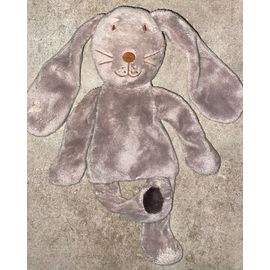 Doudou Lapin Du Pareil Au Meme Gris Beige Peluche Billes Jouet Bebe