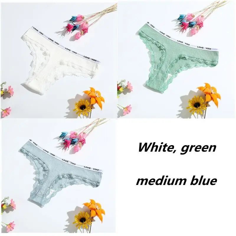 Culotte String Sexy En Coton Pour Femme,Sous-Vtement Fmini... - 3