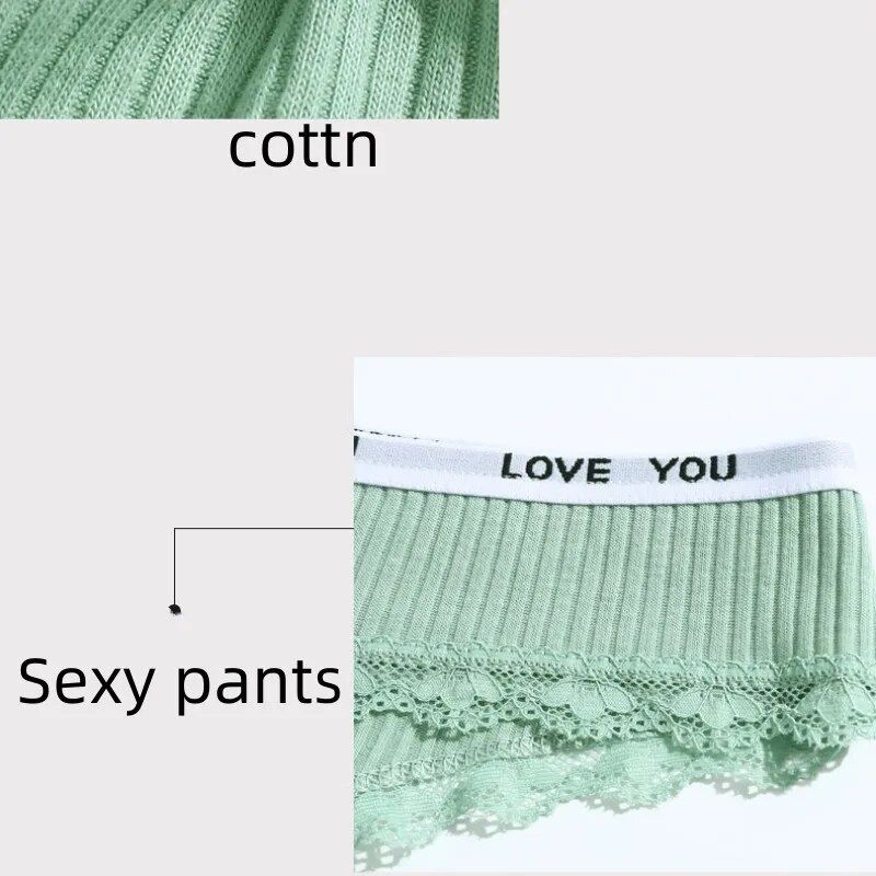 Culotte String Sexy En Coton Pour Femme,Sous-Vtement Fmini... - 4