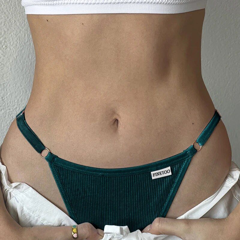 Culotte En Coton Pour Femmes Tongs Taille Rglable Sexy G-St...