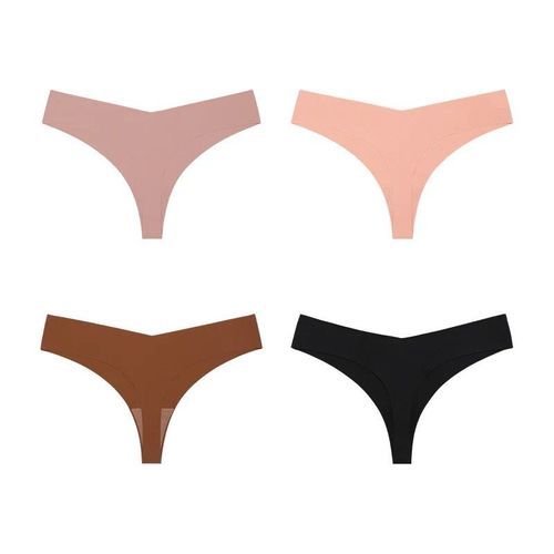 String Invisible Sans Couture Pour Femme,Culotte Respirante,Sous-Vêtement Sexy,2023 - Type [Set 14]-4pcs-M