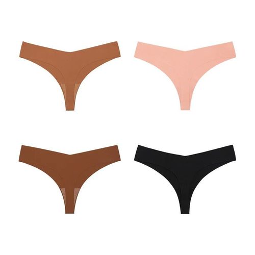 String Invisible Sans Couture Pour Femme,Culotte Respirante,Sous-Vêtement Sexy,2023 - Type [Set 15]-4pcs-L