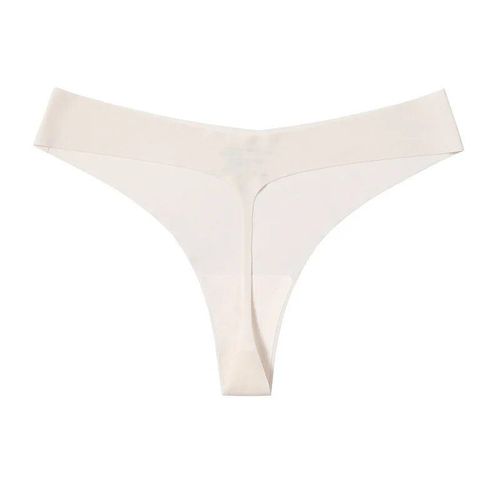Culotte Mentruelle Ultra-Fine Pour Femme,String Invisible,Culotte Une Pièce,Inj Glace,String Sexy,Confortable Et Respirant - Type Milky White-L
