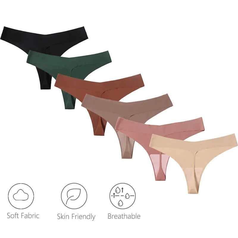 Culotte Mentruelle Ultra-Fine Pour Femme,String Invisible,Cu... - 3