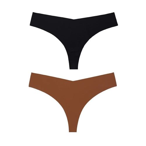 String Invisible Sans Couture Pour Femme,Culotte Respirante,Sous-Vêtement Sexy,2023 - Type [Set 6]-2pcs-L