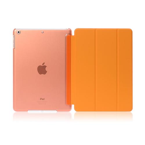 Pour Ipad Orange Pour Ipad Mini 4 5 Coque Ultra-Mince En Pu Pour Apple Ipad 10.2 Pouces, Étui De Réveil Automatique, Pour Ipad 10.2, 9e Génération