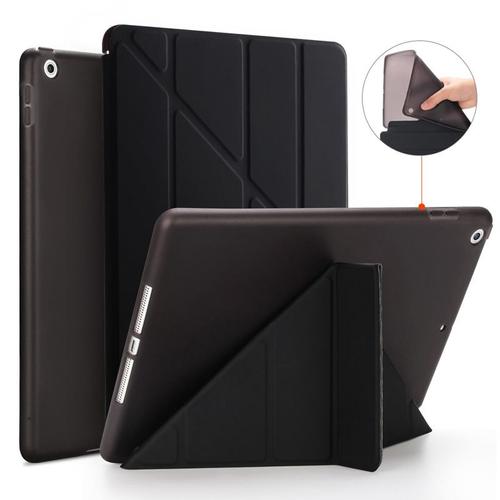 Le Noir Housse De Protection Arrière Souple En Tpu Pour Apple Ipad 9.7 2017, Housse Intelligente Pour Ipad 9.7 2018, Housse A1822 A1823, Étui De Tablette Avec Film Et Stylo