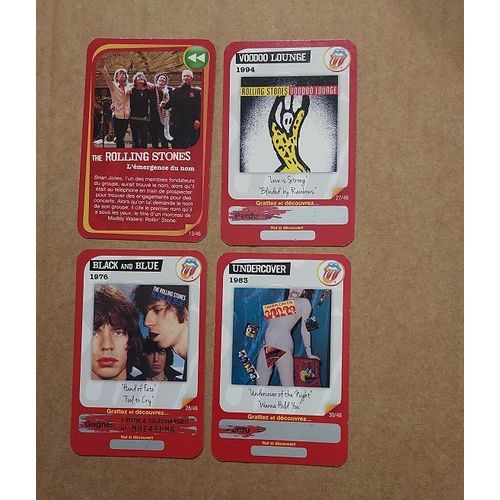 Cartes Rolling Stones Carrefour