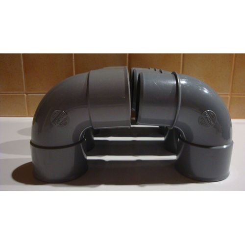 Coude 87°30 FF PVC D.50