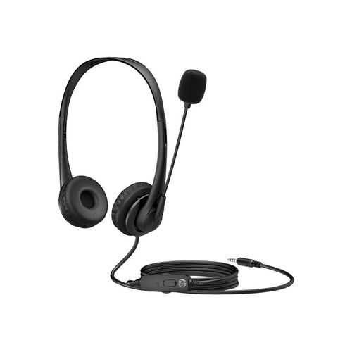HP G2 - Micro-casque - sur-oreille - filaire - jack 3,5mm - noir ombré