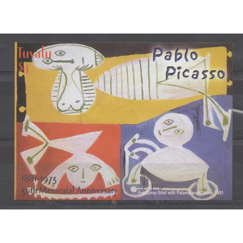 Tuvalu Timbre Picasso 2003
