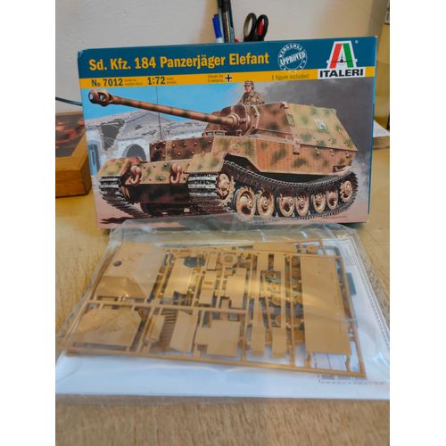 Maquette Italeri 1/72 : Sd.Kfz.184 Panzerjager Elefant-Italeri