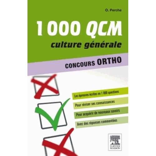 1000 Qcm Culture Générale - Concours Ortho