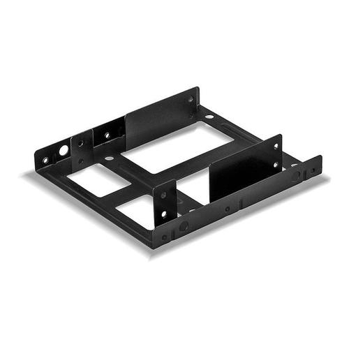 Lindy 2 x 2.5" HDD & SSD Expansion Bracket - Adaptateur pour baie de stockage - 3.5" to 2 x 2.5" - noir