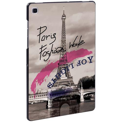 3. Tour Eiffel Galaxy Tab A 9.7 Coque De Protection Rigide En Plastique Pour Tablette Samsung Galaxy Anti-Chute, Avec Stylet