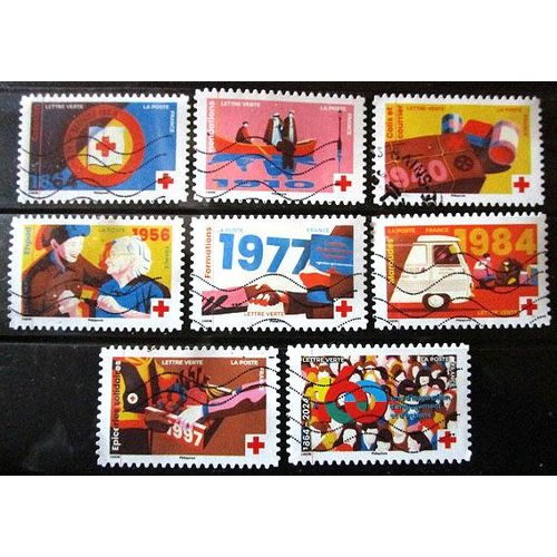 2024. Adh2413;Adh2414;Adh2416;Adh2418;Adh2419;Adh2420;Adh2421;Adh2422: Croix-Rouge: 160 Ans D'inspiration, D'engagement Et D'actions.