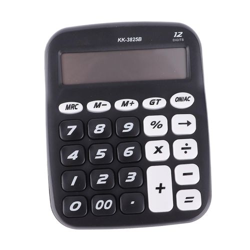 2024 Calculatrice De Bureau Grands Boutons Calculatrice lectronique Alimente Par Batterie Pour Une Utilisation Au Bureau  Domicile En Classe Noir