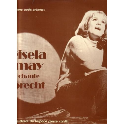 Gisela May Chante Brecht En Direct De L'espace Pierre Cardin