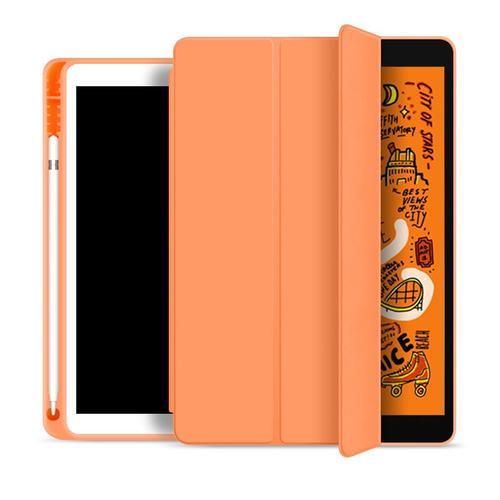 Pour Ipad Orange Pro 11 En 2018 Pour Ipad 9.7 2017 Avec Porte-Crayon Housse Ipad