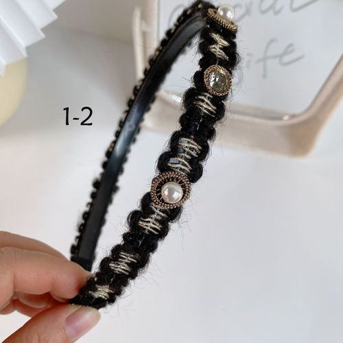 Serre-Tête En Laine Avec Strass Pour Femmes, Style Baroque, Rétro, Simple, À La Mode, Pour Filles, Accessoire De Coiffure Décontracté, Nouvelle Collection