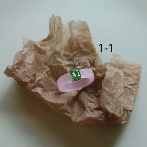 Bague Rétro En Résine Pour Femmes, Simple, Opale, Strass, Accessoire De Mode, Transparent, Bijoux