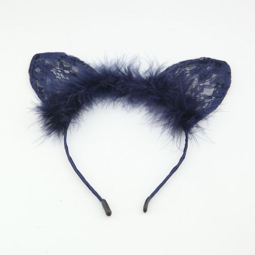 Bandeau Oreilles De Chat En Dentelle Pour Filles Et Femmes, Accessoire De Coiffure, Mignon, À La Mode, Coiffure D'halloween