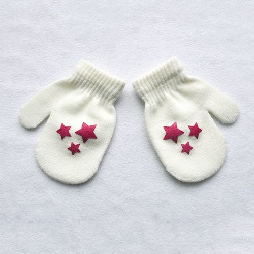 Gants D'hiver Tricotés Pour Bébé, Couleur Bonbon, En Laine Tricotée Pour Nouveau-Né, En Velours Épais Pour Enfants, Garde Les Doigts Au Chaud Pour Une Protection De 1 À 4 Ans