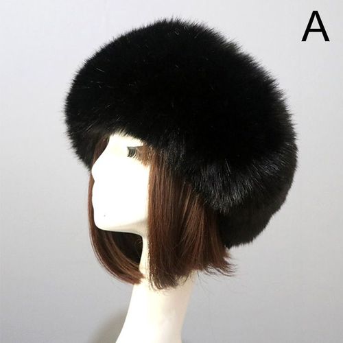 Serre-Tête En Fausse Fourrure Pour Femme, Chapeau D'hiver Chaud En Fausse Fourrure, Couvre-Oreilles Pelucheux Russe, Couvre-Oreilles Pour Fille, Pour Le Ski En Plein Air, La Neige