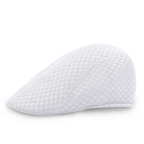 Béret En Maille Pour Hommes Et Femmes, Casquette D'été Unisexe, Chapeau À Visière Plate, Respirant, Pour Livreur De Golf, Nouveauté 2021