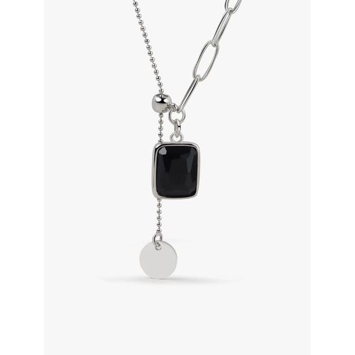 Pendentif Carré En Zircon Noir Pour Femme, Bijoux, Chaîne De Clavicule, Colliers En Argent Sterling 925, Accessoires De Fête, Nouveau, Créatif