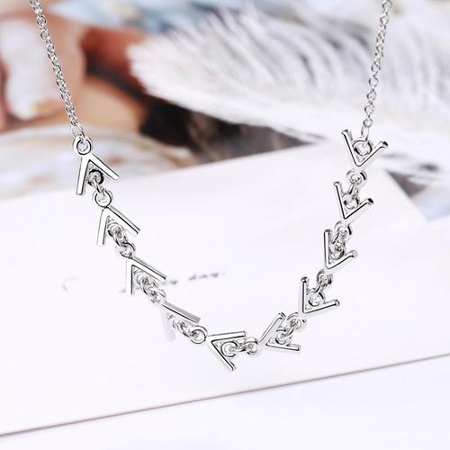 Collier Triangulaire En Argent Sterling 925 Pour Femmes, Bijoux En Forme D'os De Poisson, Accessoires, Cadeaux D'anniversaire, Nouvelle Mode