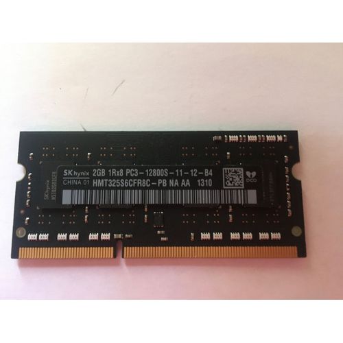 2Go RAM 1Rx8 PC3-12800S 11 12 B4 SODIMM HMT325S6CFR8C-PB NA AA 1310
